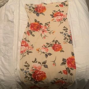 Floral Tub Top Dress